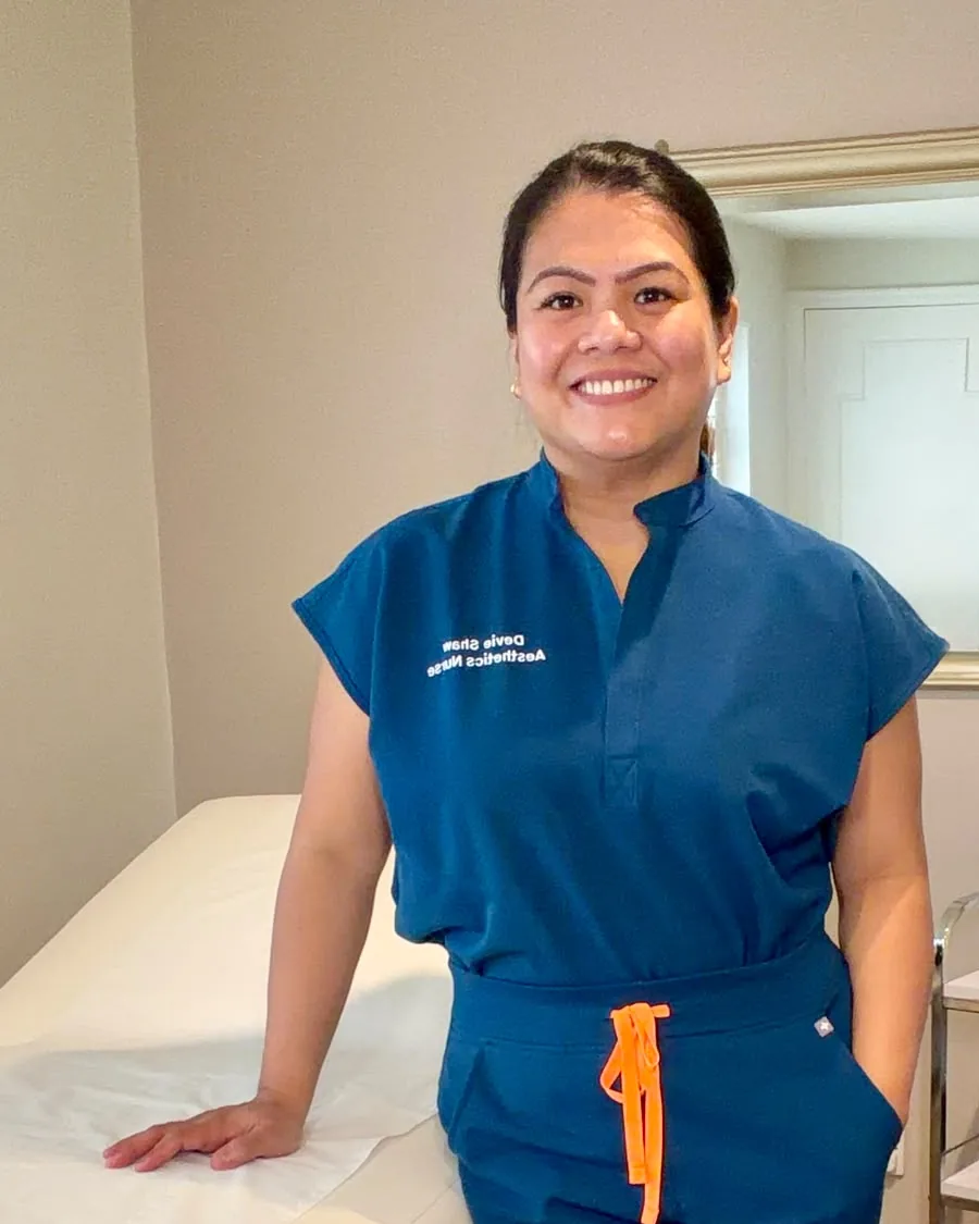 Devie Shaw, registered nurse, in her treatment room