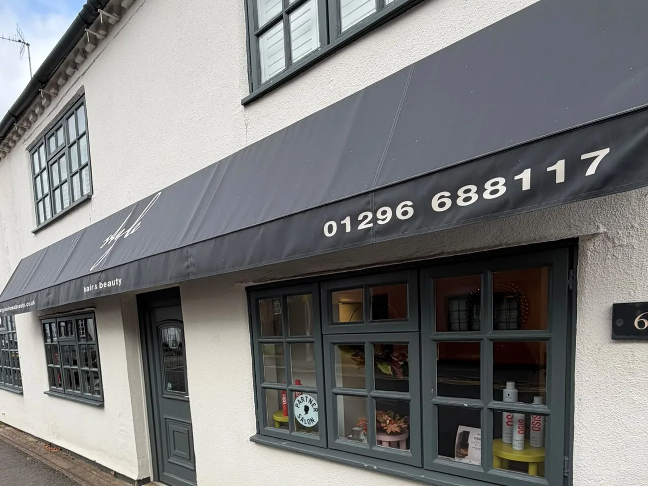 Style Hair & Beauty shop front on Wing High Street, where the clinic is